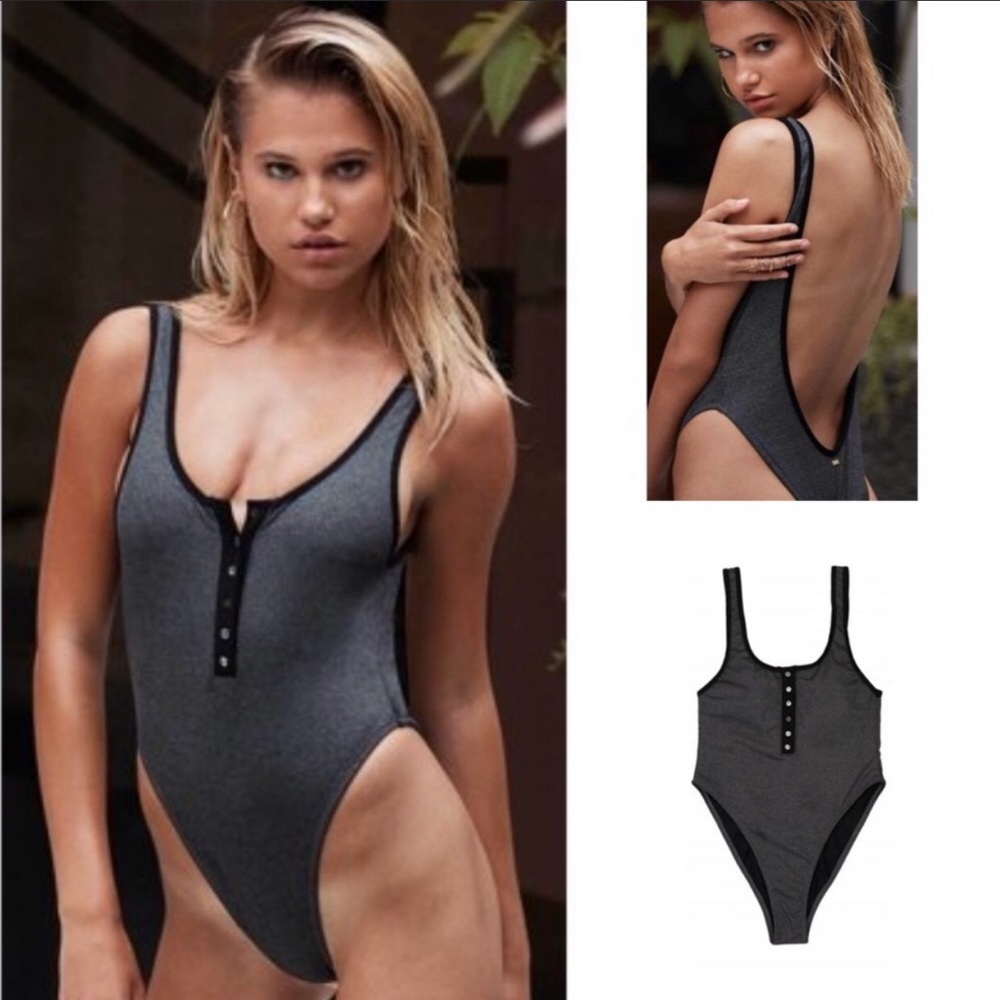Breach Bunny Presley One Piece in Gray